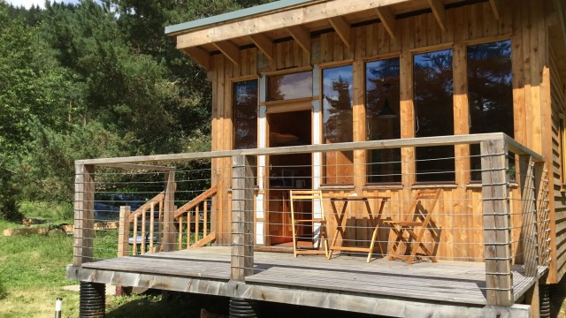 outside Celt microlodge